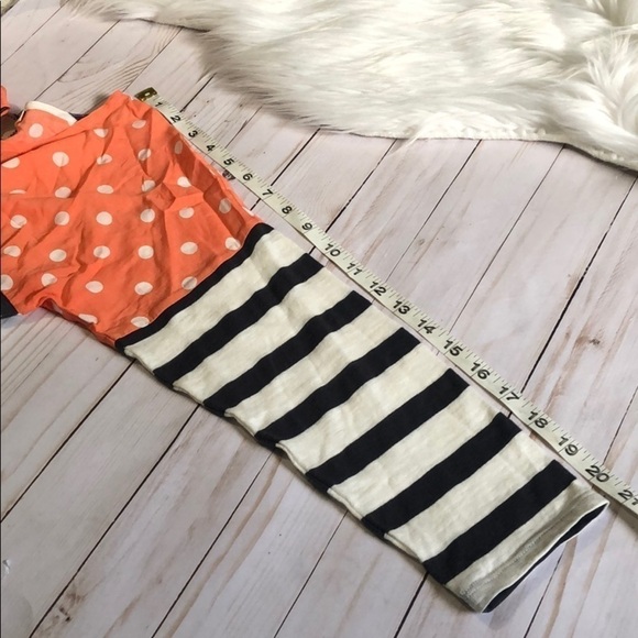Anthropologie Postmark Polkadot & striped top XS - Picture 10 of 10